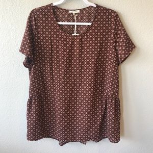 Pleione Ruffle Back Blouse